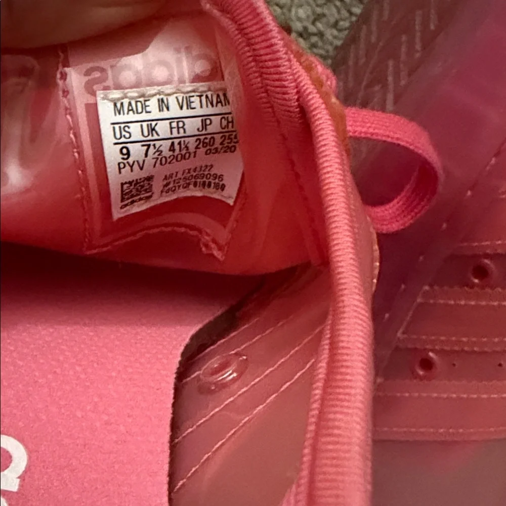 Adidas Superstar Jelly Pink Sneakers — Women’s 9